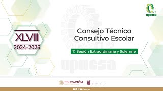 1a Sesión Extraordinaria y Solemne del XLVIII Consejo Técnico Consultivo Escolar [upl. by Bethesda]