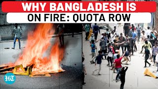 Bangladesh Violence Why Govt Job Quota Sparked Student Protests  Explained [upl. by Kered692]