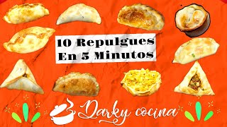 Repulgue de Empanadas 10 TIPOS Diferentes PASO A PASO para principiantes En 5 MINUTOS empanadas [upl. by Gnagflow968]