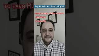 PSYCHIATRIST VS PSYCHOLOGIST [upl. by Suhploda394]