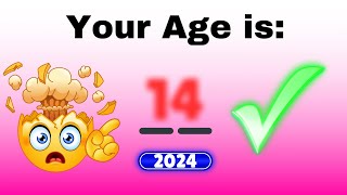 This Video Will Guess Your Age in 2024 😮 [upl. by Enailil]