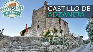 Castillo de Adzaneta  a vista de drone  Prepara tu escapada [upl. by Zarger]