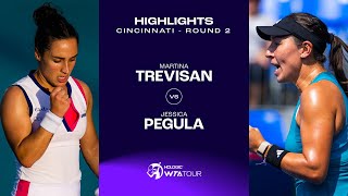 Martina Trevisan vs Jessica Pegula  2023 Cincinnati Round 2  WTA Match Highlights [upl. by Dougal780]