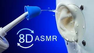 ASMR 8D Ear Cleaning for Sleep  360° Deep Inner Ear Triggers No Talking [upl. by Ahsatan]