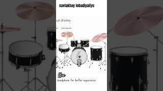 Navlakhay lobadiyaliyu  Aditya gadhvi  drum cover music song drums [upl. by Enirok]