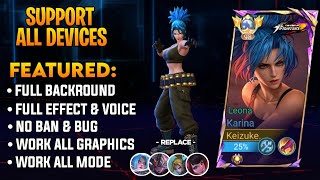 Script Skin Karina KOF  Leona No Password  Full Effect amp Voice [upl. by Arevle]