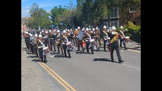 the Band of HM Royal Marines Plymouth HMS Cattistock Freedom of Poole Dorset [upl. by Elleirb]