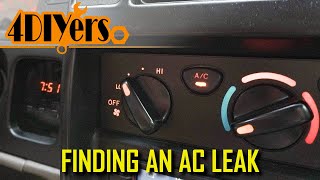 How to Find a Leak in your AC System using a UV Dye [upl. by Jacobina753]