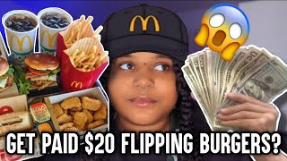 Getting Paid 20hr To Flip Burgers Whats Going On [upl. by Nnahaid657]