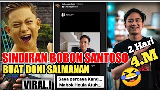 2 Hari Penghasilan 4 MilyarSindiran Bobon Santoso Untuk Doni Salmanan [upl. by Antoinetta]