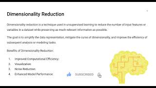 Unsupervised Learning  Dimensionality Reduction  Principal Component Analysis PCA  EduQuick [upl. by Ellenad]