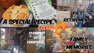 Real Irish Soda Bread recipe  Pas Retirement  Cleaning  Family Memories [upl. by Rennoc]