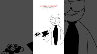 Cash Or Credit 🤨 Animation Meme Orig ​⁠raxdflipnote shorts [upl. by Einor]