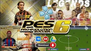 PES 06 PPSSPP PRO EVOLUTION SOCCERREAL FACES GRAPICH HD COMENTARY ENGLISH [upl. by Cato818]