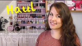 Haul  Kosmetik amp Abnehmkochbücher [upl. by Arymas]