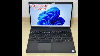 🧧 Dell Precision 3541 I7 Gen 9 Ram 16GB Ổ cứng SSD 500GB Quadro P620 [upl. by Ahsilaf]