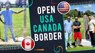 Eho jehe Borders hone chahide jithe lok mil sakan  Canada US border Near Surrey [upl. by Minnaminnie678]