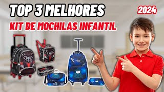 Qual Melhor KIT DE MOCHILA INFATIL Para Menino em 2024  Melhor Kit de Mochila Infantil BARATA [upl. by Enicul]