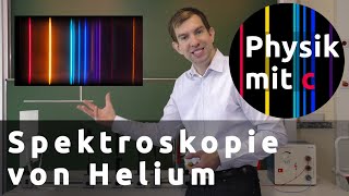 Spektrum von Helium [upl. by Aedni50]