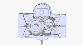 New Pistonless Rotary Engine Circular Engine [upl. by Kcyrred]