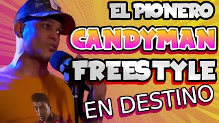 CANDYMAN EL PIONERO DEL REGGAETON EN CUBA SECCIÓN DE FREESTYLE EN DESTINO TALK [upl. by Aerised]