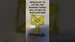 Evacuation lifty broadcast [upl. by Alta]