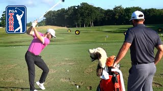 Matthew Wolff’s entire range session at John Deere 2019 [upl. by Ainimreh]