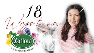 18 WAYS TO USE ZOFLORA EVERYONE NEEDS TO KNOW  ZOFLORA CLEANING TIPS  HACKS  CLEAN WITH ME [upl. by Ecirpac312]