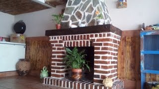 Como hacer una Chimenea  How to make a fireplace [upl. by Alford]