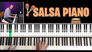 Salsa Piano  Learn How To Play In Latin Style  Piano Lesson [upl. by Cockburn]