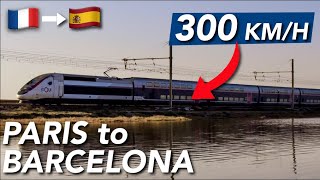 Paris to Barcelona at HIGH SPEED with TGV Inoui in First Class [upl. by Oralla]