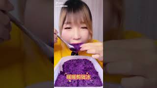 ASMR QIANS BIG BITE ICE EATING FREEZER FROST MUKBANG🧊🧊🧊🧊 [upl. by Ffirahs]