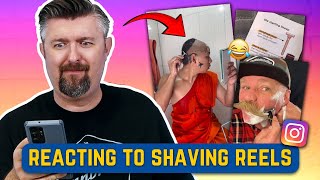 Traditional Shaving Expert REACTS to Insane Shave Instagram Reels [upl. by Onaled944]