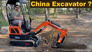 KYMRON YH14 Mini Excavator is it worth it [upl. by Brigg]