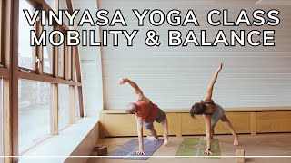 30 min Vinyasa Yoga Mobility amp Balance [upl. by Ennasirk]