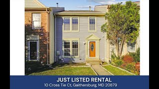 JUST LISTED 10 Cross Tie Ct Gaithersburg MD 20879 [upl. by Anirok]