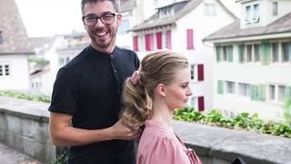 DOBI Hair Tutorial  Umstyling Business zu Party by Martin Dürrenmatt [upl. by Tennies]