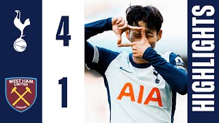 Son returns as Spurs HAMMER Irons  Tottenham Hotspur 41 West Ham  PREMIER LEAGUE HIGHLIGHTS [upl. by Dloniger]