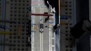 1st 5V 1W LED Module 2N2222 NPN BJT Monostable 555 howto electronics diycircuit [upl. by Eelesor]