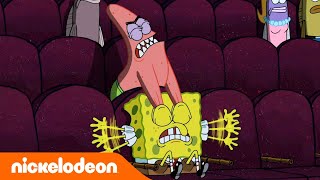 Spongebob Squarepants  Nickelodeon Arabia  سبونج بوب  فيلم رعب [upl. by Anaiq801]