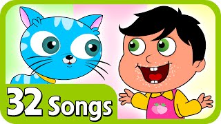 Kids Nursery rhymes  Johny Johny Yes Papa And Lot More Rhymes  32 Songs Compilation For Kids [upl. by Wyn331]