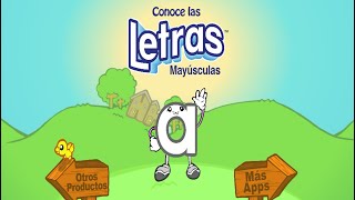 Conoce las Letras Mayúsculas Juego de Adivinanzas TODAS 10 LETRAS 1010 100  Vocales Canción [upl. by Garvey888]