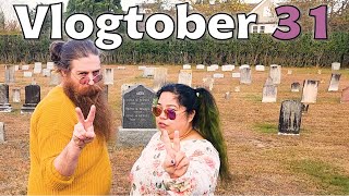 Halloween Memories in a Graveyard  Vlogtober 31 [upl. by Atiuqan580]