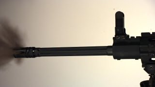 AR15 Fluted Barrel Flex Slow Motion Vibrations HighSpeed Camera 1 Aimed Research [upl. by Eyks]