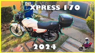 Review de la nueva Xpress 170  2024  ¡Una moto con mas potencia [upl. by Ahsenal]