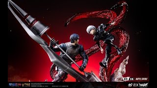 X1ART Studio Ken Kaneki VS Koutarou Amon 16 Battle Statue  360° Product Show [upl. by Nomed]