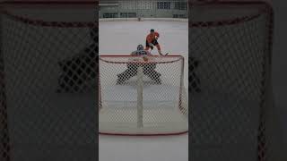 Shootout Guaranteed W hockey hockeygoaliesaves hockeygoalie nhl sports goaliegearsnob [upl. by Beard256]