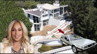 Mary J Bliges ABANDONED Mega Mansion  FOUND DELOREAN [upl. by Eintruok]