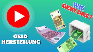 Wie funktioniert die GELD HERSTELLUNG [upl. by Gnal]