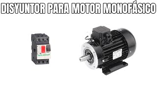 DISYUNTOR PARA MOTOR MONOFÁSICO AUTOMATISMO ELÉCTRICO ESQUEMA 4 [upl. by Jari]